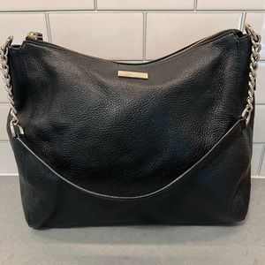 kate spade black leather handbag. Excellent condition